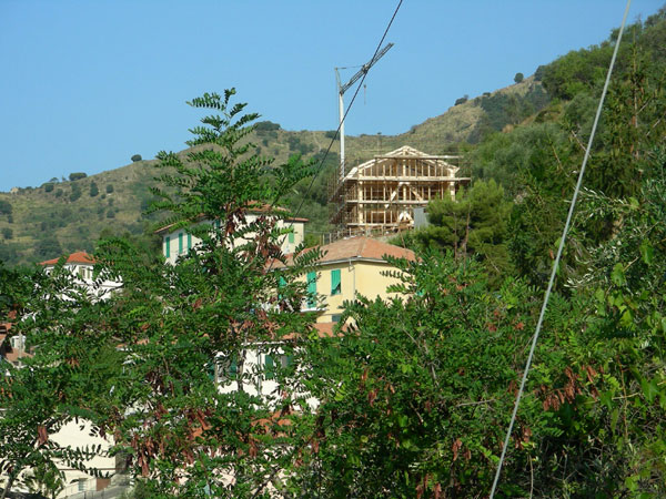Sicht aufs Haus