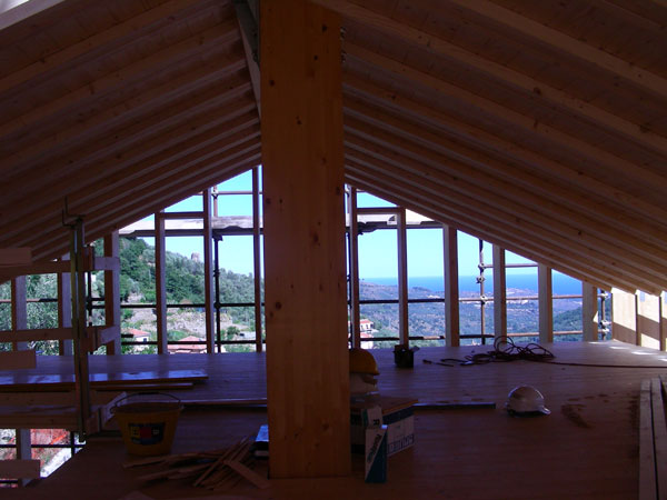 Sicht aufs Haus