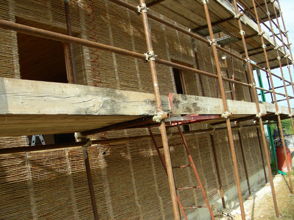 Schilfstrohmatten als Putztrger