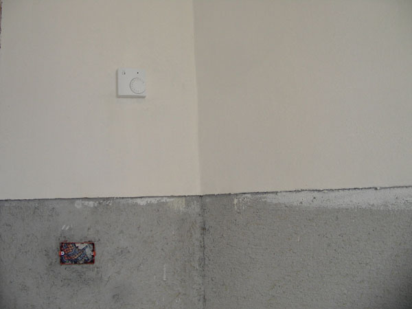 Temperaturregler Wandheizung Strohballenhaus
