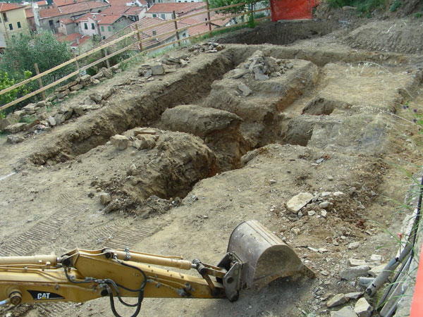 Grben fr Fundament
